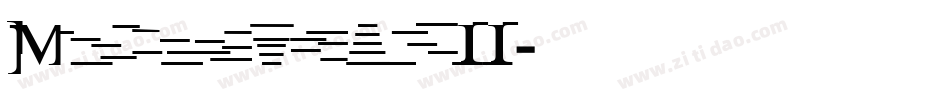 Miltown II字体转换